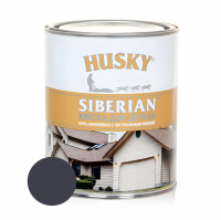 Краска акриловая для дерева HUSKY SIBERIAN RAL 7024, графитовый 0,9 л