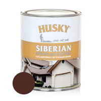Краска акриловая для дерева HUSKY SIBERIAN RAL 8017, коричневый 0,9 л