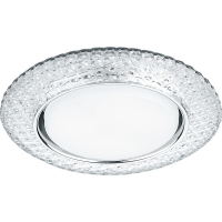 Спот Feron CD4042 прозрачный/хром, с подсветкой