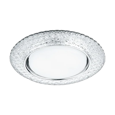 Спот Feron CD4042 прозрачный/хром, с подсветкой