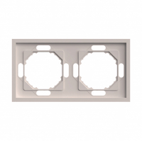 Рамка Stekker Эмили 2-местная, кашемир (PFR00-5002-08)