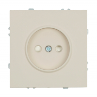 Розетка Stekker Эмили 1-местная б/з скрытой установки без рамки, кашемир (RST16-5109-08)