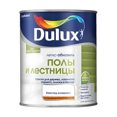 Краска Dulux Полы и лестницы полуглянцевая, база BC (только для колеровки) 2 л