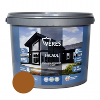 Краска Veres Facade для деревянных фасадов акриловая матовая, медовый 2,7 л