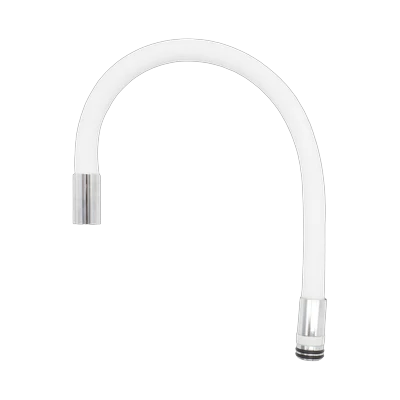 Излив гибкий Doron D55-WHITE силиконовый, белый