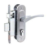 Замок врезной Птимаш ЗВ4-3.07, хром