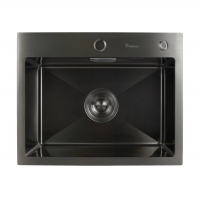 Мойка врезная Diadonna DS6050B нержавеющая сталь, черный