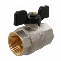 Кран шаровой Stout полнопроходной 1" г/г, ручка бабочка