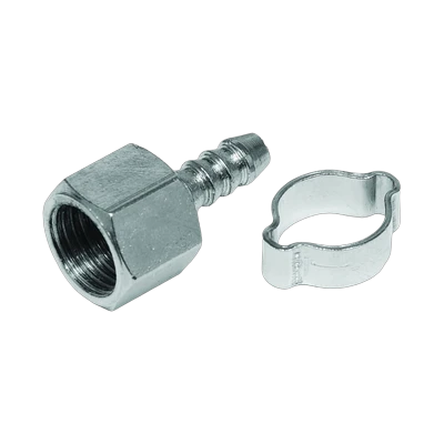 Переходник елочка  8 мм - 1/4"М, кольцо 8х13 мм Elitech 0704.023000