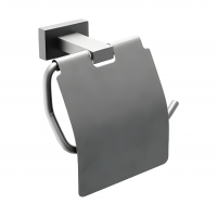 Держатель для туалетной бумаги Vieir V5009G с крышкой, графит