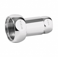 Соединение для полотенцесушителя прямое  3/4" пара гайка/гайка