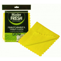 Салфетка для уборки Master Fresh 30х30 см из микрофибры, универс. 