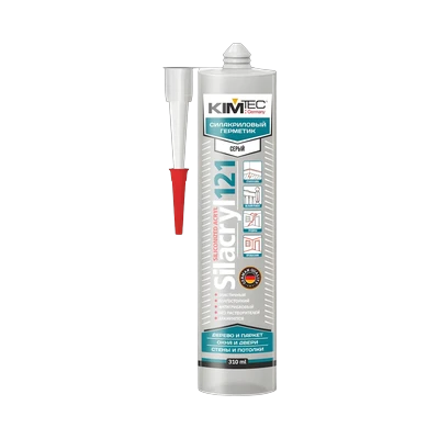 Герметик Kim Tec Silacryl 121 силакриловый, серый 310 мл