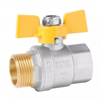 Кран шаровой для газа Vieir VRQ211-03 1" г/ш бабочка