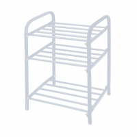 Этажерка для обуви ЭТК1/МС Комфорт 3-х ярусная, матовый серый