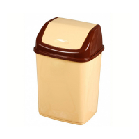 Контейнер для мусора Elf Plast Ромашка 5 л с перекидным верхом,в ассортименте