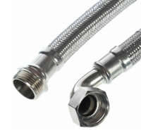 Подводка для воды угловая 1" гайка/штуцер (0,42 м)