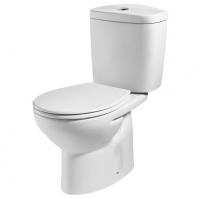 Унитаз-компакт Roca Victoria, сиденье микролифт, косой выпуск