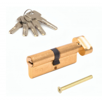 Цилиндровый механизм (личинка) Apecs SM-80-C-G, золото