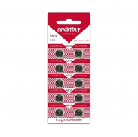 <b>Элемент питания</b> (батарейка) Smartbuy AG10 1 шт