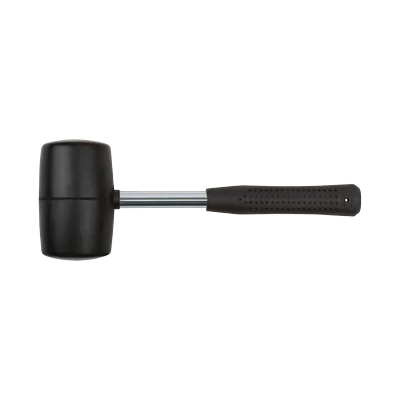 Киянка резиновая FIT 680 г, металлическая ручка (45465)
