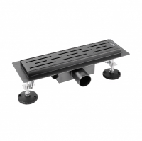 Душевой трап Vieir DL60G с сухим затвором 600 мм, графит