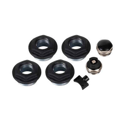Комплект монтажный Royal Thermo 1/2", черный/серебро