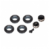 Комплект монтажный Royal Thermo 3/4", черный/серебро