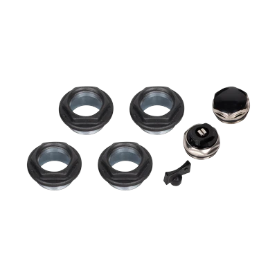 Комплект монтажный Royal Thermo 3/4", черный/серебро