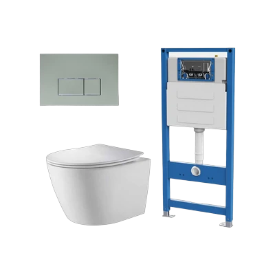 Комплект инсталляция Vieir VRQ71 + унитаз VBL-01+ кнопка VRQ73-2