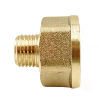 Переходник латунный 3/8" х 1/4" гайка/штуцер