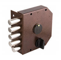 Замок накладной Гардиан 20.05 горизонтальный, левый