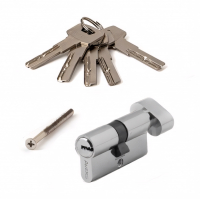 Цилиндровый механизм (личинка) Avers ZM-60-C-CR с личинкой, хром