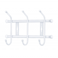 Вешалка настенная Nika ВН3/МБ, матовый белый