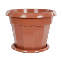 Горшок для цветов Гармония М1573 0,7 л, коричневый