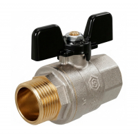 Кран шаровой Stout полнопроходной 3/4" г/ш, ручка бабочка