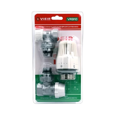 Комплект терморегулирующий Vieir VR310 угловой 1/2"