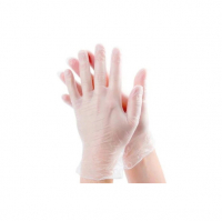 Перчатки виниловые ,одноразовые,100шт,L