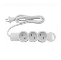 Удлинитель Спутник MI-303 BE 3 гнезда 1,5 м без заземления (ПВС 2х0,75 мм²)