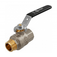 Кран шаровой Stout полнопроходной 1/2" г/ш, ручка рычаг