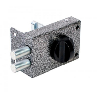 Замок накладной Омега ЗН1-2Р ,серебро