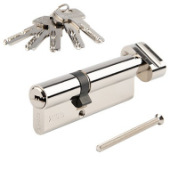 Цилиндровый механизм (личинка) Apecs SM-90(35С/55)-Z-C-NI с вертушком, никель