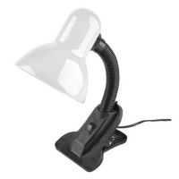 Светильник настольный Включай DL-2 на прищепке 60Вт Е27, белый