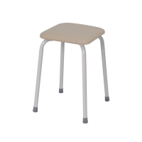 Табурет ЗМИ Пенек крепкий 269 квадратный, ваниль