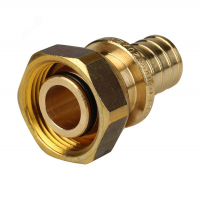 Переходник аксиальный Stout с накидной гайкой 20 х 3/4" евроконус