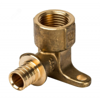 Угольник аксиальный Stout настенный 16x1/2" с креплением