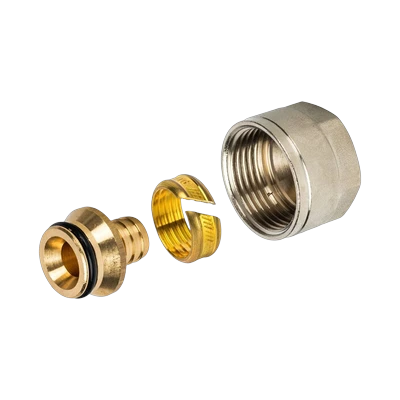 Фитинг компрессионный Stout для труб PE-X 16х2,2х3/4"