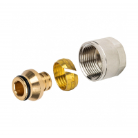 Фитинг компрессионный Stout для труб PE-X 20х2,8х3/4"