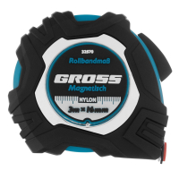 <b>Рулетка</b> Gross Magnetisch 3 м 16 мм обрезиненный корпус,магнитный зацеп