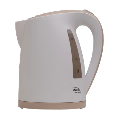 Чайник электрический Oasis K-3PWI 1,7л,белый/бежевый